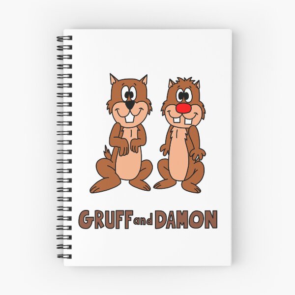 Item preview, Gruff and Damon (with name) designed and sold by RyanRaskin22.