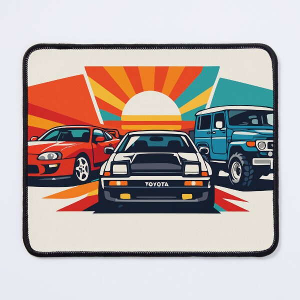 Item preview, JDM Legends: Supra, AE86, and FJ40 Retro Art designed and sold by arfindo-indra.