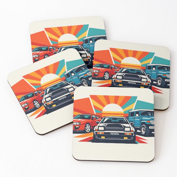 Item preview, JDM Legends: Supra, AE86, and FJ40 Retro Art designed and sold by arfindo-indra.