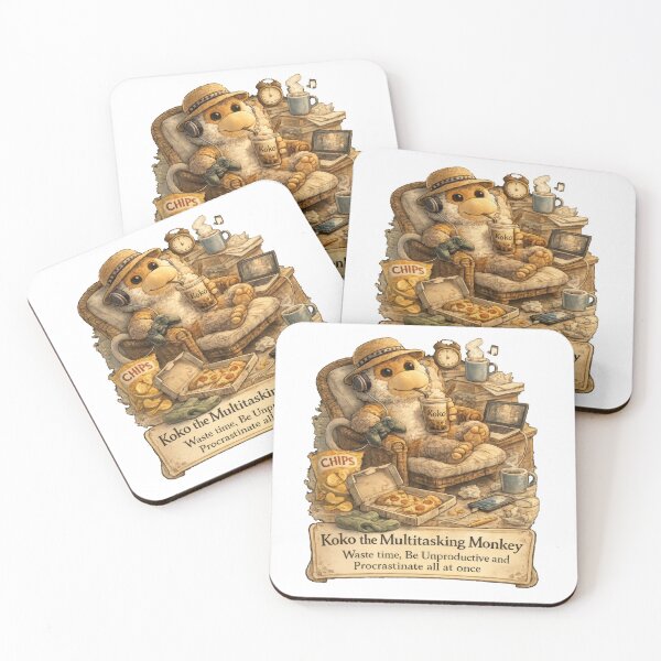 Item preview, Multitasking Monkey  designed and sold by Koko The Proboscis Monkey.