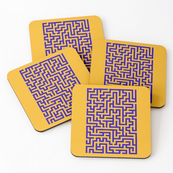 Item preview, Blue maze designed and sold by absurdiculous.