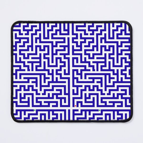 Item preview, Blue maze designed and sold by absurdiculous.