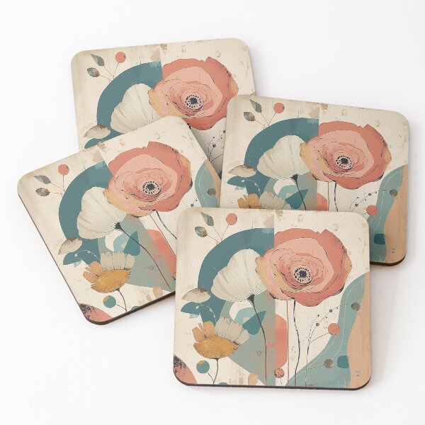 Item preview, Boho Chic Floral Abstract – A Modern Botanical designed and sold by MarvinStudios.