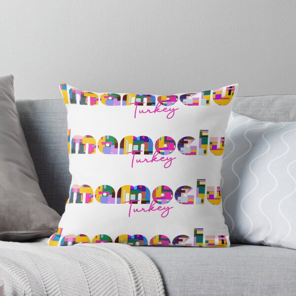 Item preview, İmamoğlu, Turkey, Turkey, Vibrant Abstract City Typography Art designed and sold by Wanderful-roads.