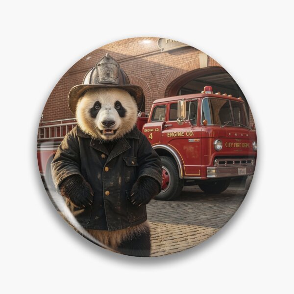 Item preview, Panda Firefighter designed and sold by Tridentulus.