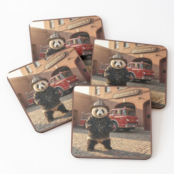 Item preview, Panda Firefighter designed and sold by Tridentulus.