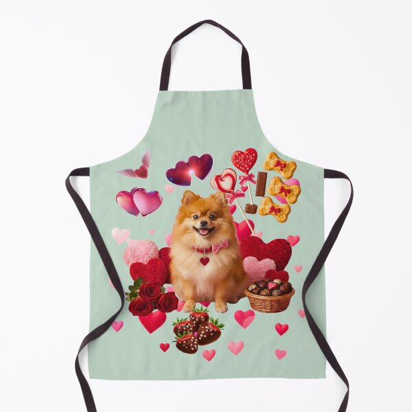 Item preview, Cute Pomeranian Dog Valentine's Day Party | Chocolate Strawberries & Treats designed and sold by E-SarnEdge.