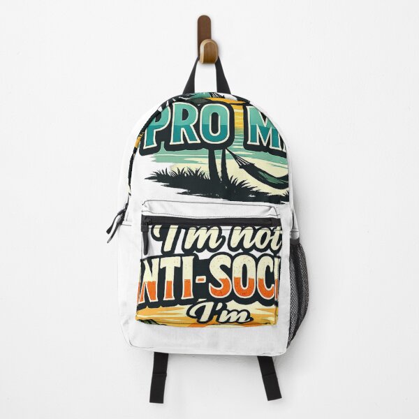 Item preview, I'm Not Anti-Social, I'm Pro Me designed and sold by LoomLineCo.
