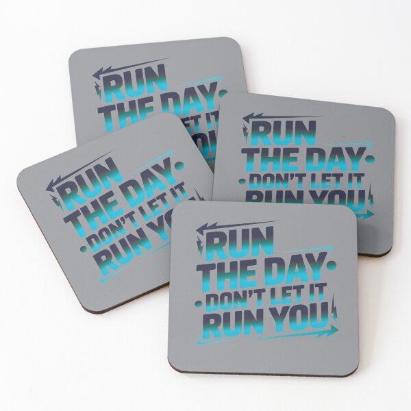 Item preview, Run the Day – Don’t Let It Run You,  Fitness and  Motivational Design designed and sold by johnnie2749.