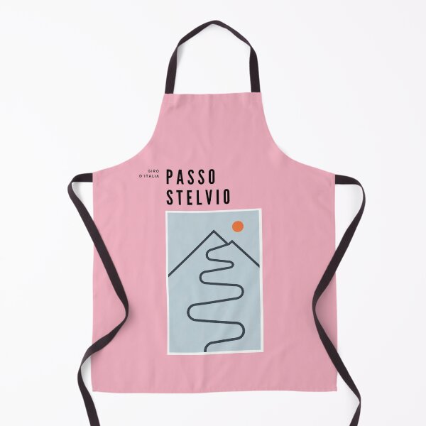 Item preview, Stelvio Pass – Minimalist Alpine Pass Icon (Abstract Road) designed and sold by malero-design.