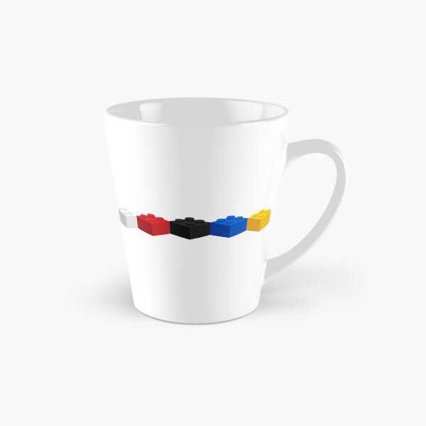 Item preview, White Red Black Blue Yellow Bricks designed and sold by The Common Tee.