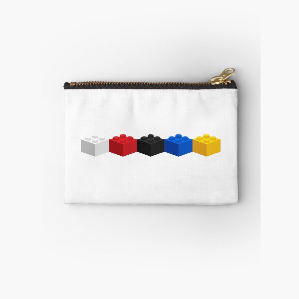 Item preview, White Red Black Blue Yellow Bricks designed and sold by The Common Tee.