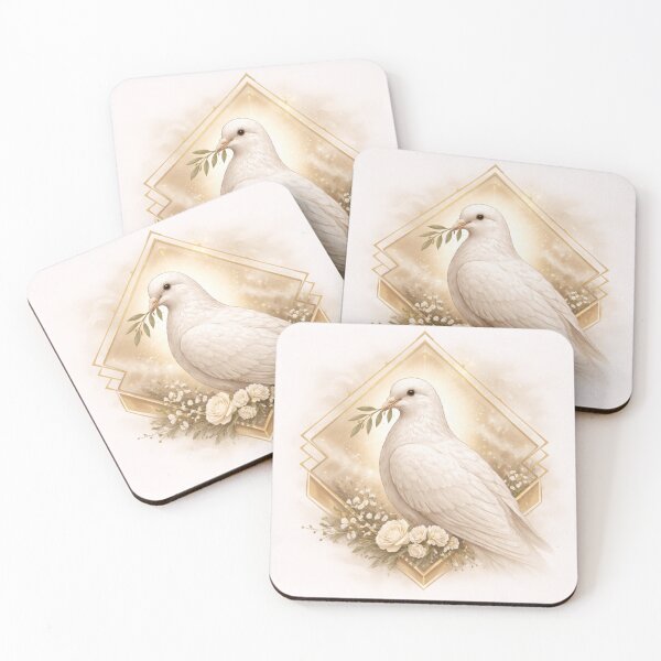 Item preview, Dove – Carried Gently | Memorial & Remembrance Wildlife Art designed and sold by GeoWild Designs.