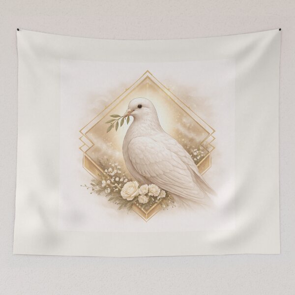 Item preview, Dove – Carried Gently | Memorial & Remembrance Wildlife Art designed and sold by GeoWild Designs.