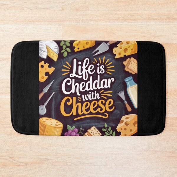 Item preview, Life Is Cheddar: A Celebration of Cheese and Charm designed and sold by ForeverPrintsOK.