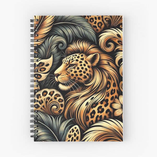 Item preview,  A vibrant leopard print pattern in brown and black. designed and sold by Right-UR.
