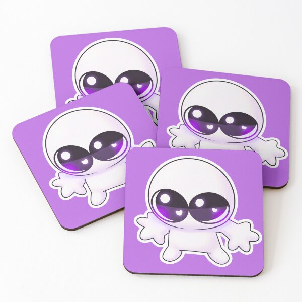 Item preview, Curious Creature: Galaxy Eyes and Hearts "Yippee" or "Autism Creature" designed and sold by ChessyChop.