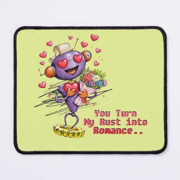 Item preview, A cute retro robot hopelessly in love6 designed and sold by GraphicComet.