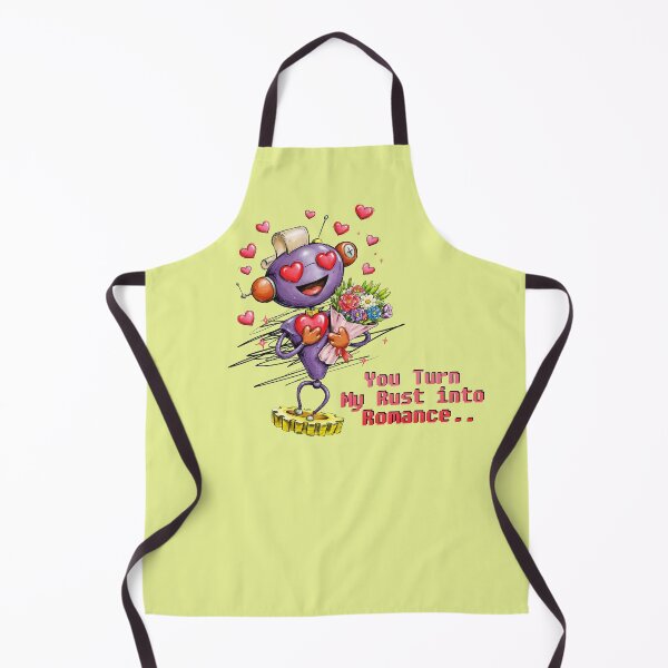 Item preview, A cute retro robot hopelessly in love6 designed and sold by GraphicComet.