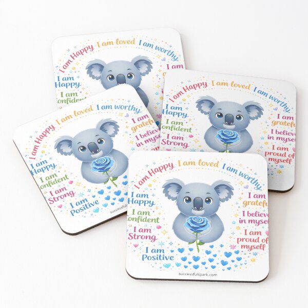 Item preview, Successful Spark Koala with Blue Rose 1 designed and sold by kvioletwolf.
