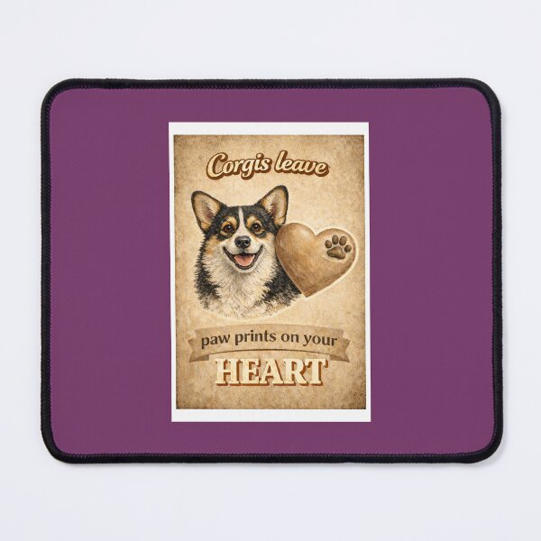 Item preview, Pembrokeshire Tricolour Corgi - Leave pawprints on your heart designed and sold by TheVallhundStop.