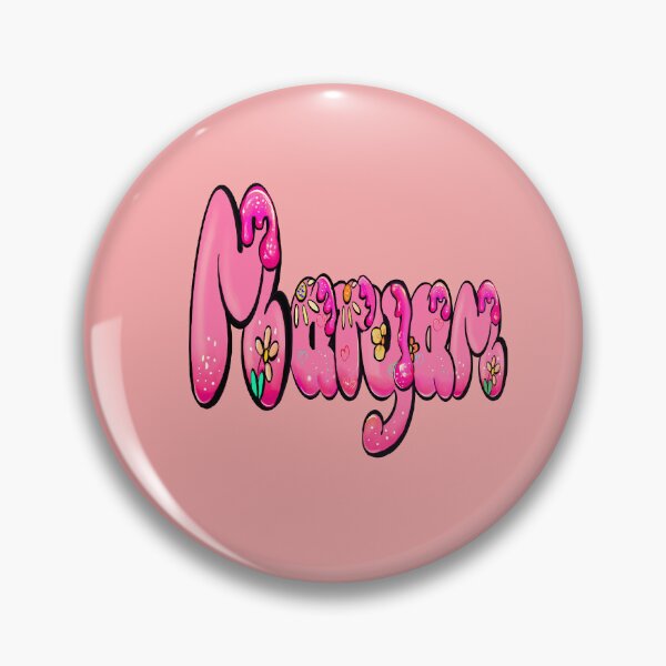 Item preview, Maryam popular girls and women personalized custom name in pink designed and sold by Artonmytee.