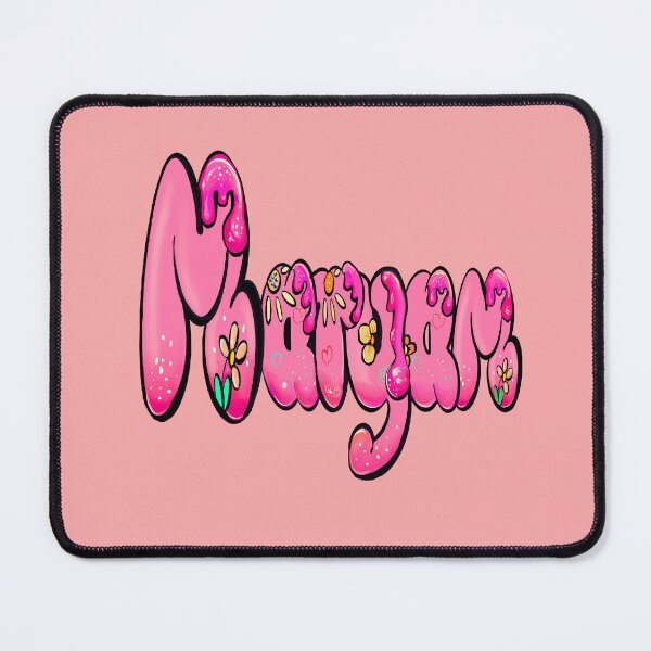 Item preview, Maryam popular girls and women personalized custom name in pink designed and sold by Artonmytee.