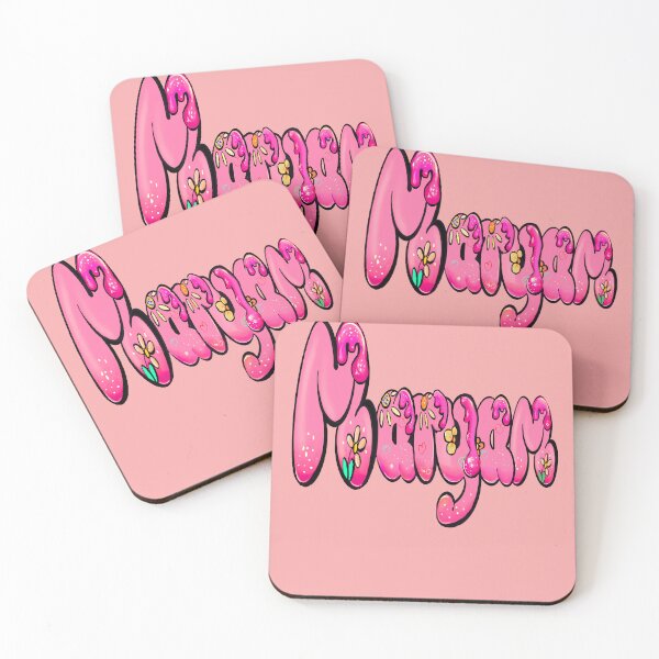 Item preview, Maryam popular girls and women personalized custom name in pink designed and sold by Artonmytee.