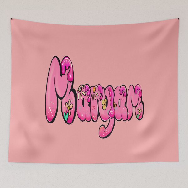 Item preview, Maryam popular girls and women personalized custom name in pink designed and sold by Artonmytee.