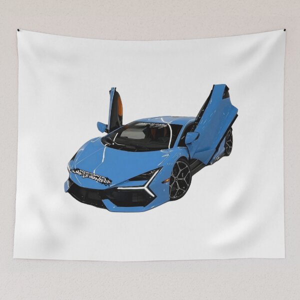 Item preview, Blue Gull-Wing Supercar  designed and sold by Artuer69.