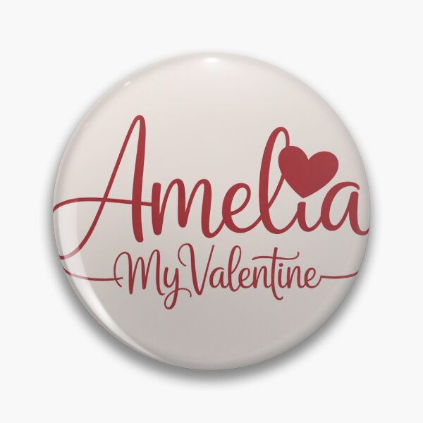 Item preview, Amelia Is My Valentine – Romantic Name Valentine Gift designed and sold by chessnegocios.