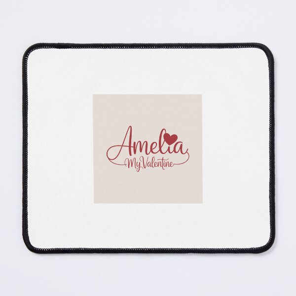 Item preview, Amelia Is My Valentine – Romantic Name Valentine Gift designed and sold by chessnegocios.