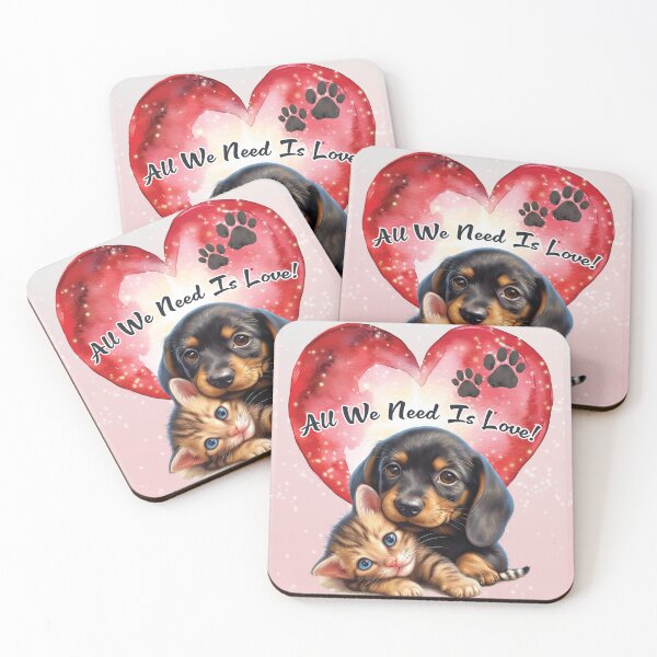 Item preview, All We Need Is Love (from Dog & Cat) designed and sold by Karen Wood.