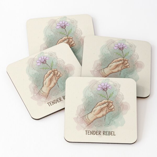 Item preview, Tender Rebel: Hand Holding Flower Sketch designed and sold by VisualRotaStudio .