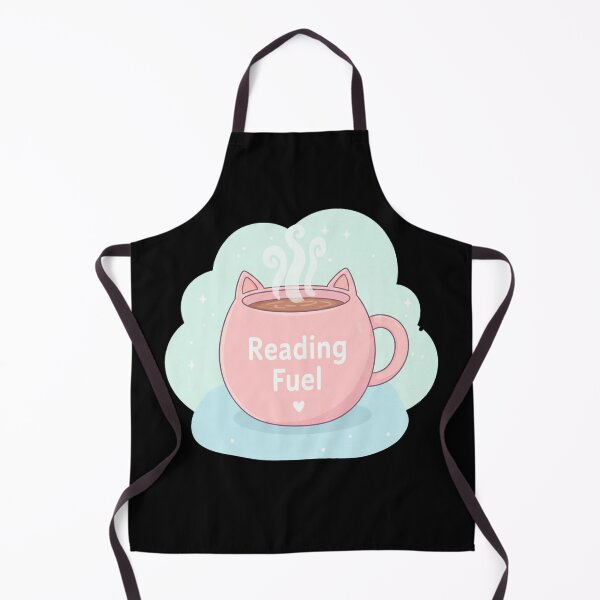 Item preview, Kawaii Reading Fuel Cat Mug - Cute Sticker for Book Lovers designed and sold by DogLord.