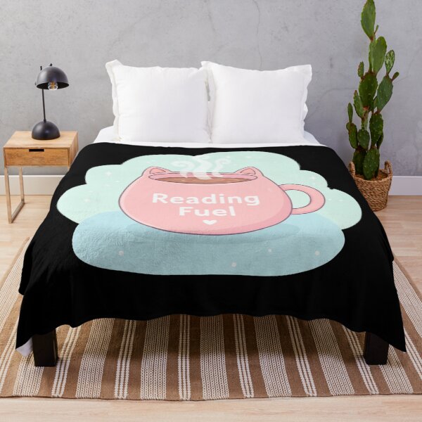 Item preview, Kawaii Reading Fuel Cat Mug - Cute Sticker for Book Lovers designed and sold by DogLord.