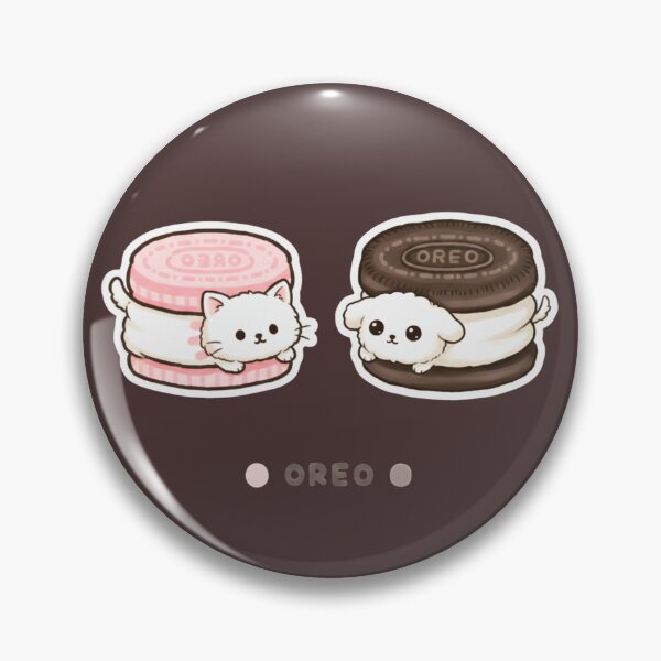 Item preview, Cuteness Sandwich: Kitten and Puppy on Oreo Cookies designed and sold by ChessyChop.