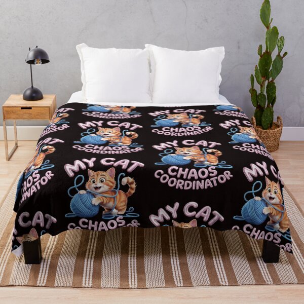 Item preview, MY CAT CHAOS COORDINATOR \, Cat Owner Quote funny T Shirt, Funny Cat Dad Mom Lover Tee, Cat Humor Graphic Shirt, designed and sold by FunnyCoolTshirt.