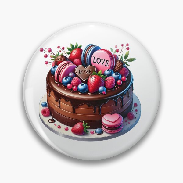 Item preview, Delicious Valentine Heart Cake - Sweetest Love Dessert designed and sold by FuzionRaptor.