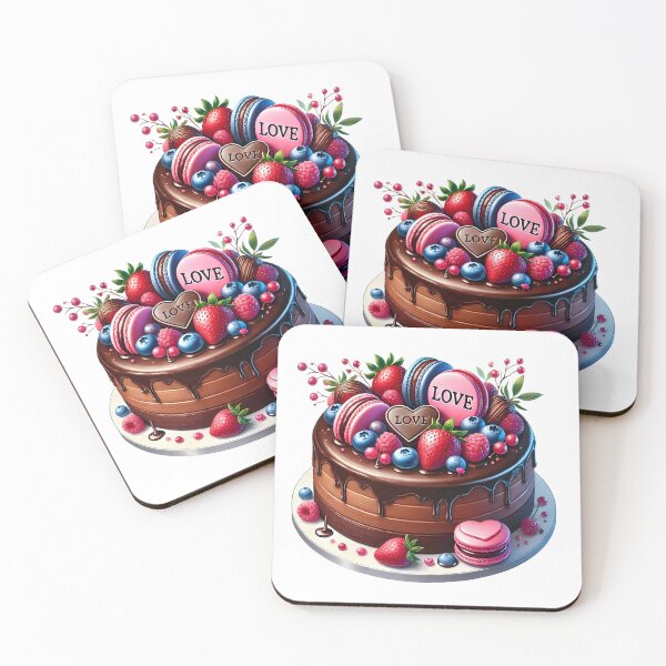 Item preview, Delicious Valentine Heart Cake - Sweetest Love Dessert designed and sold by FuzionRaptor.