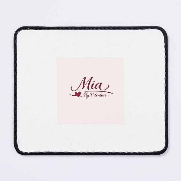 Item preview, Mia Is My Valentine – Romantic Name Valentine Gift designed and sold by chessnegocios.
