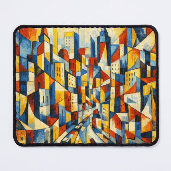 Item preview, Cubist urban symphony designed and sold by BlueBerry45.