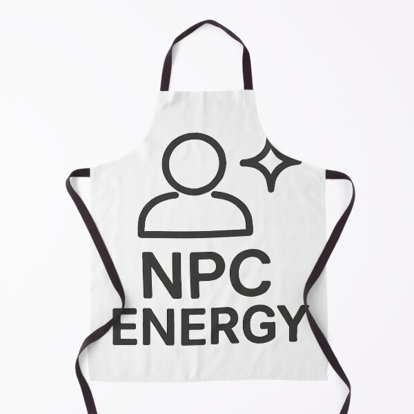 Item preview, NPC Energy – Gaming & Internet Culture Humor Design designed and sold by WearContext.