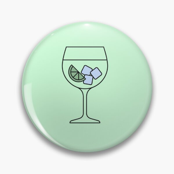 Item preview, Gin & Tonic Minimalist Illustration designed and sold by MadeInNapTime.