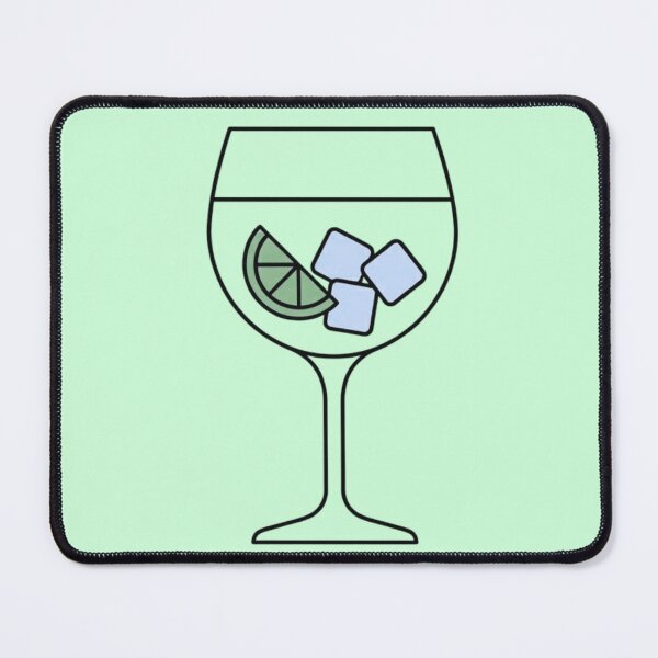 Item preview, Gin & Tonic Minimalist Illustration designed and sold by MadeInNapTime.