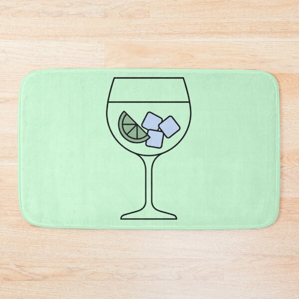 Item preview, Gin & Tonic Minimalist Illustration designed and sold by MadeInNapTime.
