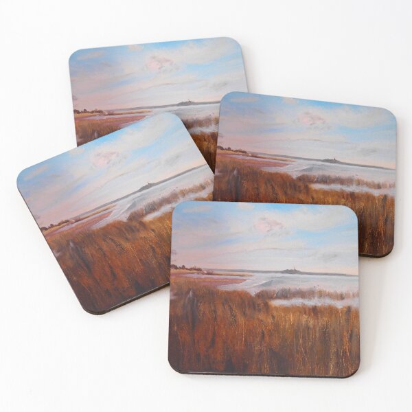 Item preview, Seaside Marsh Painting Print designed and sold by Mel Katcharian.