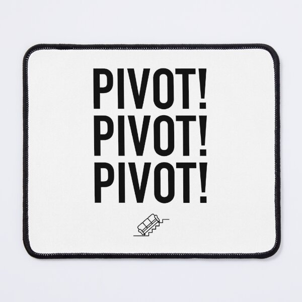 Item preview, Pivot! Pivot! Pivot! Friends (Black) designed and sold by Screen Lore.