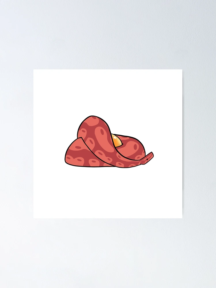 Thumbnail 1 of 3, Poster, Ball Python with Orb - Red! designed and sold by saranutter.