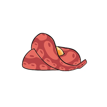 Artwork thumbnail, Ball Python with Orb - Red! by saranutter